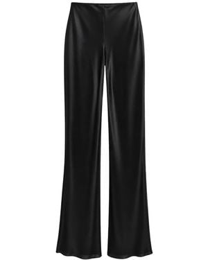Erika Cavallini Semi Couture Weite Hosen - Schwarz