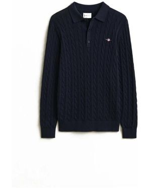 GANT Rundhals-Strickware - Blau