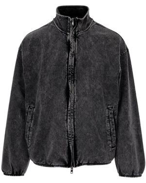 DIESEL Light Jackets - Black