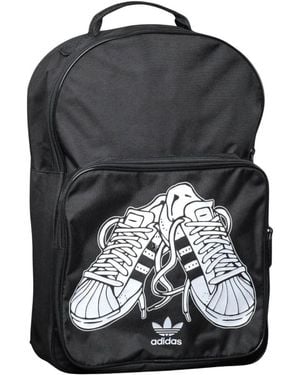 adidas Fitness ,Zwart ,Polyester Klassieke Sst-Rugzak Met Moderne Gevoeligheid