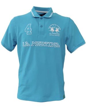 La Martina Polo Shirts - Blue