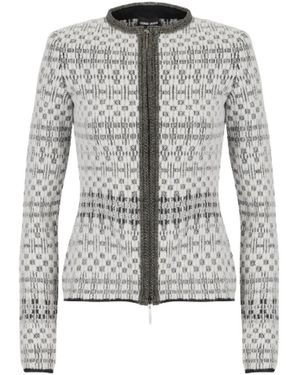 Giorgio Armani Kurze Schmale Jacke - Grau