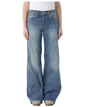 RE/DONE Klassische Flare Jeans Für Frauen - Blau
