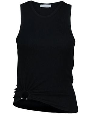Rabanne Sleeveless Tops - Black