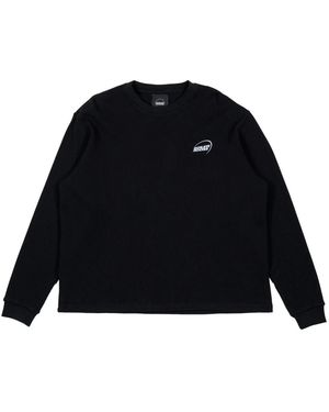 BOILER ROOM Waffle Long Sleeve - Schwarz