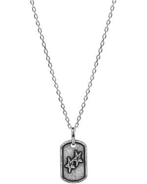 Twojeys Dog Tag Halskette - Mettallic