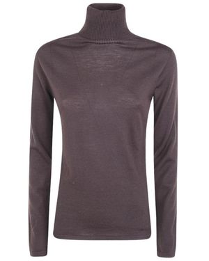 D.exterior Rollkragenpullover - Lila