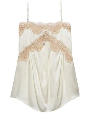 Aniye By Romantische Spitzenbluse Für Frauen - Natur