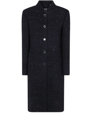 Semicouture Single-Breasted Coats - Azul