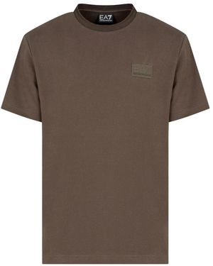 EA7 T-Shirts - Brown