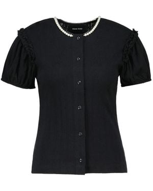 Simone Rocha Cardigans - Black