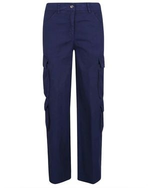 True Royal Straight Trousers - Blue