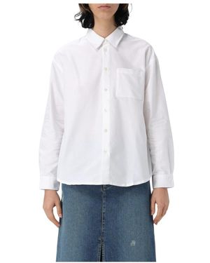 A.P.C. Bestickte jeansjacke - Weiß