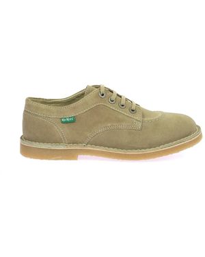 Kickers Bequeme leder derby schuhe - Grün