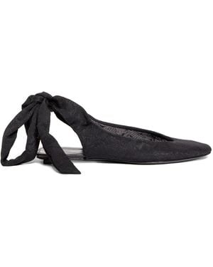 The Attico Ballerinas - Black