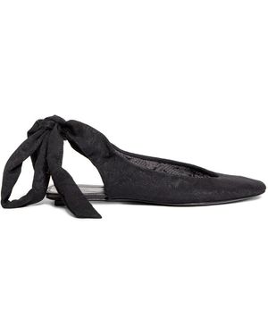 The Attico Ballerinas - Zwart