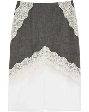 Jil Sander Midi Skirts - Grijs