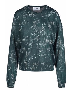 SOLOTRE Truien & Vesten ,Groen ,Polyester Truien Abu - Blauw