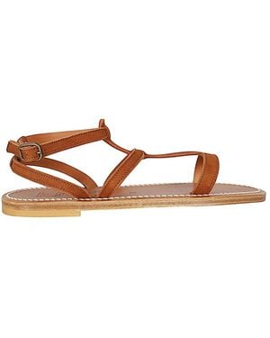 K. Jacques Flat Sandals - Brown