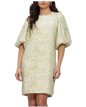 Notre-v Nv-Henderika Brocade Dress - Naturel