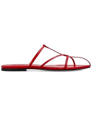 Jil Sander Sliders - Red