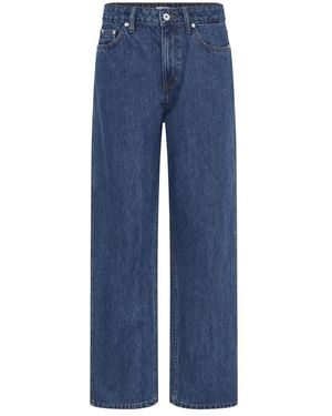 Ichi Jeans ,Blauw ,Wide Jeans