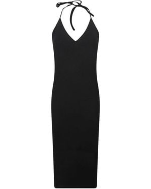 Jil Sander Mouwloze Jurk - Zwart