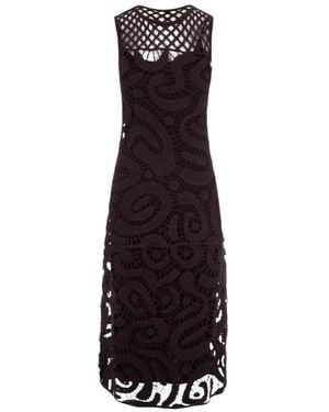 Pinko Bufera Häkelkleid - Lila