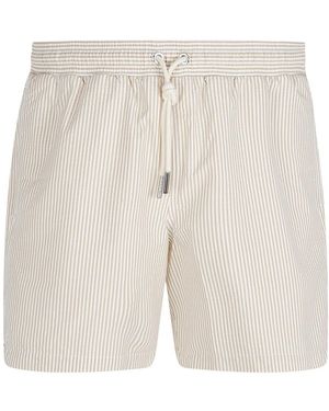 Orlebar Brown Badmode ,Boxer Seersucker - Naturel