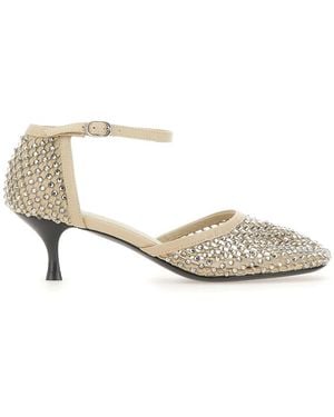 Strategia Court Shoes - Metallic