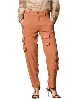 Mason's Straight Trousers - Orange