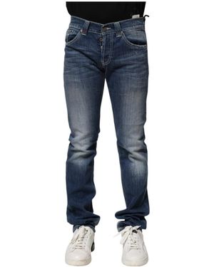 Dondup Slim Fit Jeans - Blue