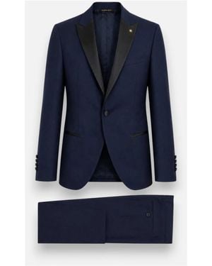 Manuel Ritz Single Breasted Suits - Bleu
