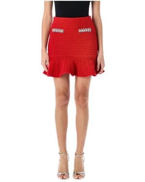 Self-Portrait Short Skirts - Rouge
