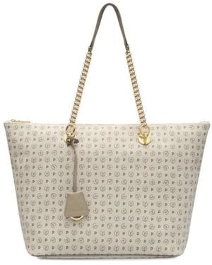 Pollini Tote Bags - Metallic