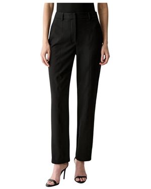 KARL LAGERFELD Straight Trousers - Negro