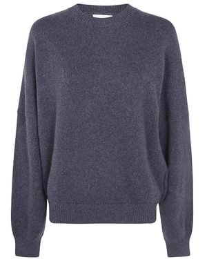 KHAITE Margaux Kaschmir-Pullover Mit Rundhalsausschnitt - Blau