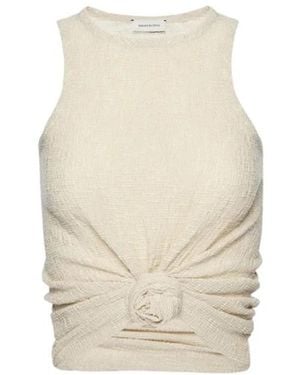 Magda Butrym Sleeveless Tops - Natural