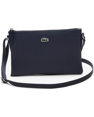 Lacoste Slimline Crossbody Satchel - Blau