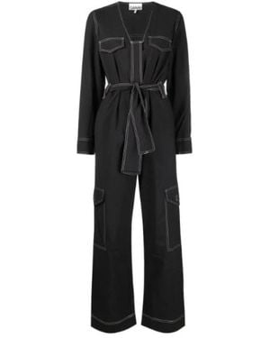 Ganni Jumpsuits - Black