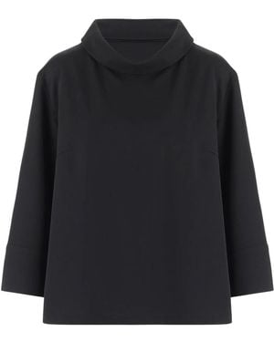 By Malene Birger Long Sleeve T-Shirts - Black