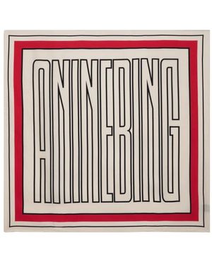 Anine Bing York Schal - Rot