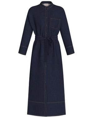 Marella Shirt Dresses - Blue