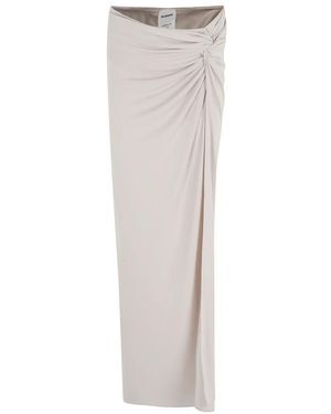 ANDAMANE Zohra Maxi Rok - Grijs