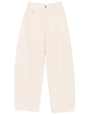 Séfr Jeans ,Wol Soline Broek - Naturel