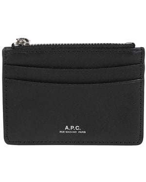 A.P.C. Wallets & Cardholders - Negro
