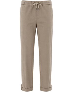 Panicale Broeken ,Rechte Broek - Grijs