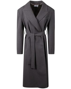THE NINA STUDIO Belted Coats - Negro