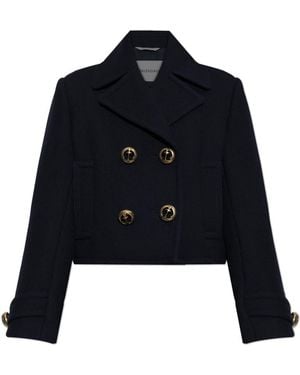 Balenciaga Jassen ,Blauw ,Wol Wolblazer