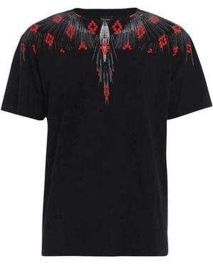 Marcelo Burlon Tops ,Zwart ,Katoen T-Shirts